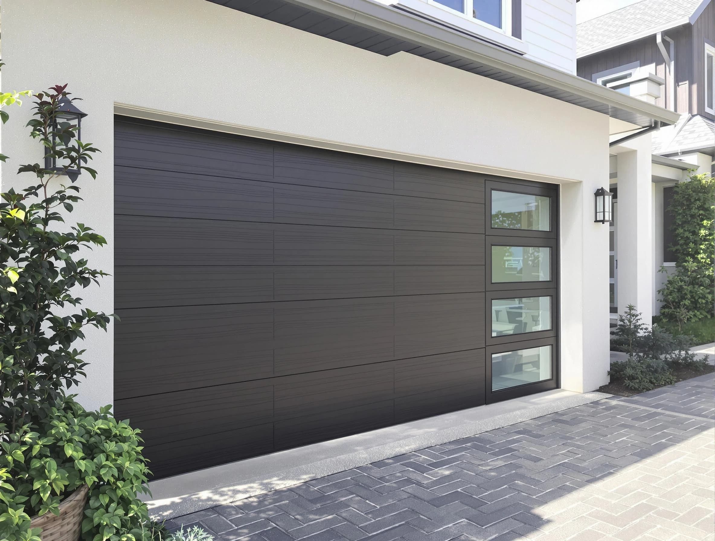 Custom garage door installation by Woodbridge Garage Door Repair in Woodbridge