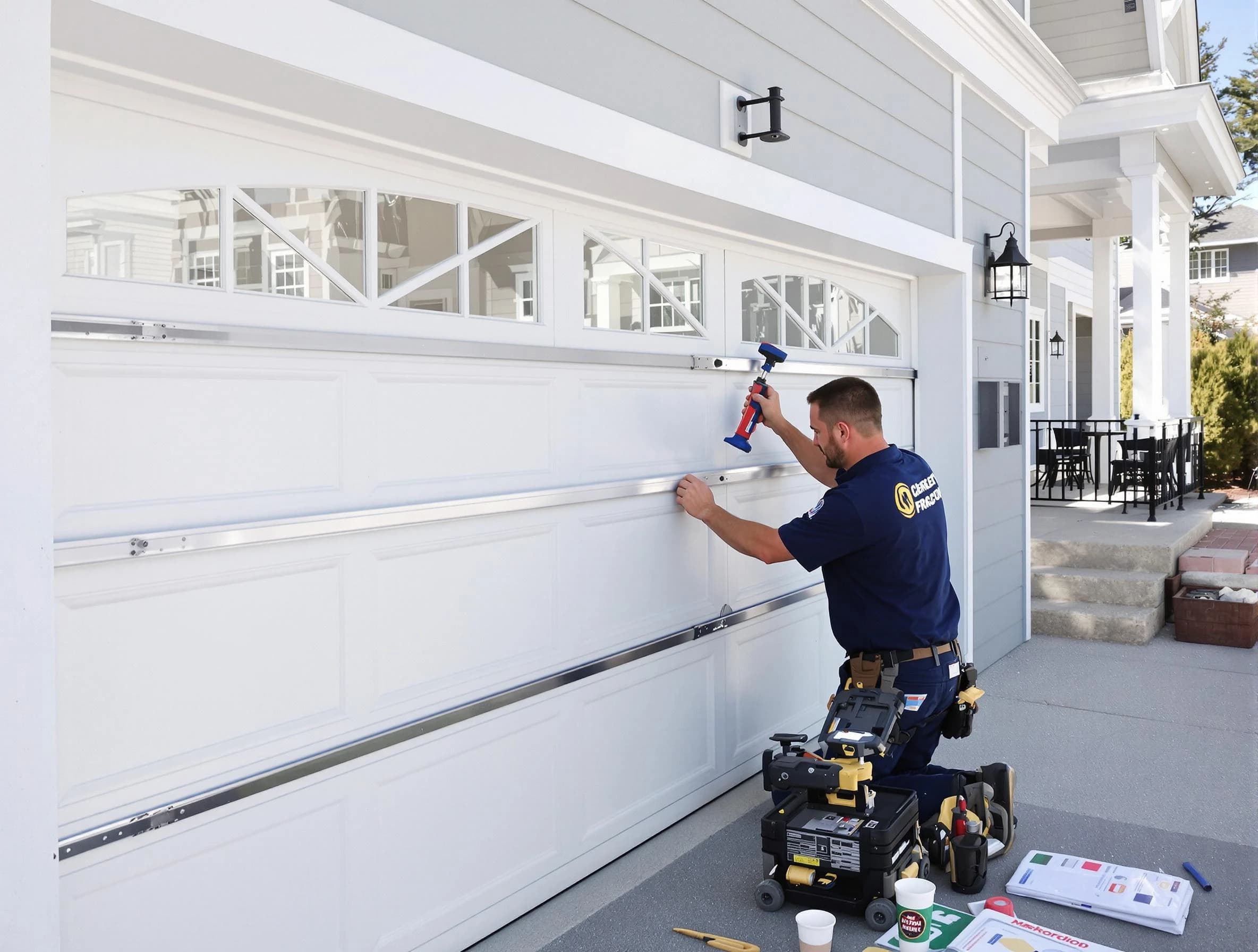 Professional garage door installation by Woodbridge Garage Door Repair in Woodbridge