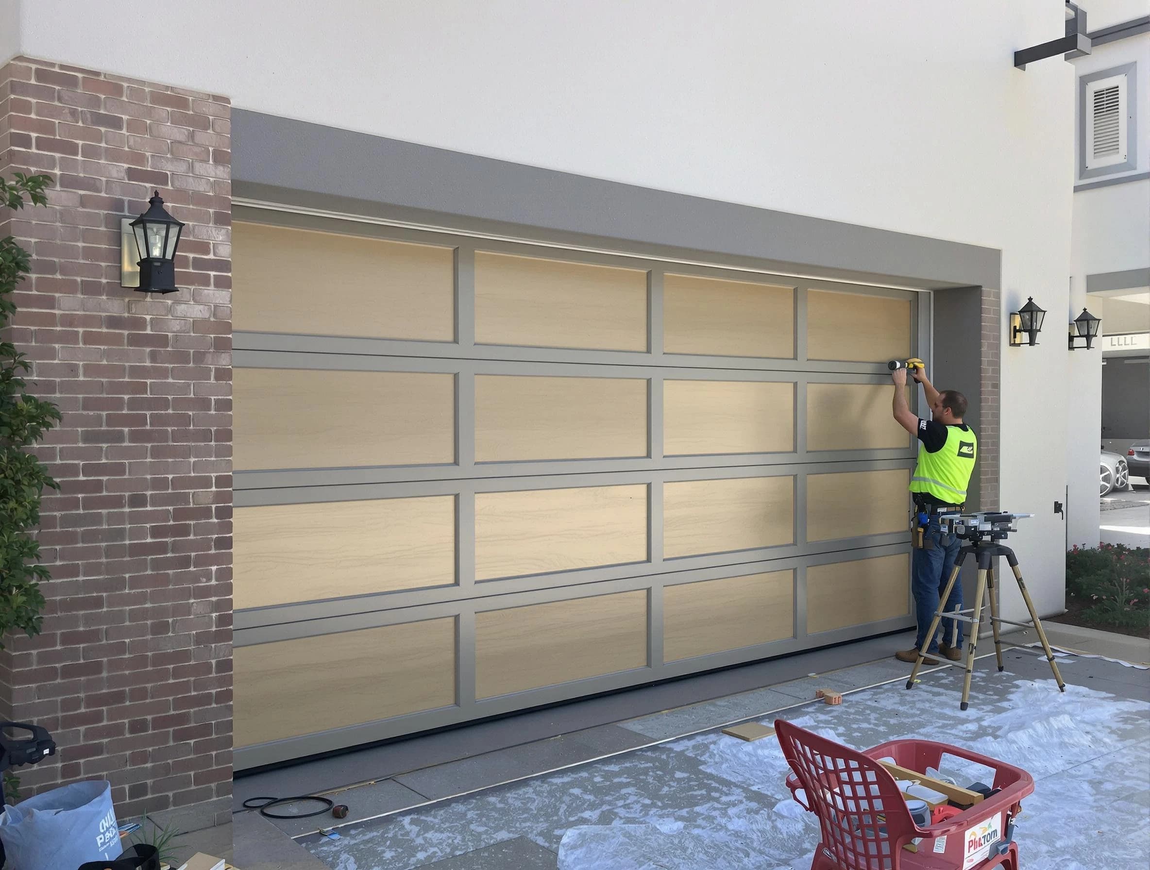 Garage door replacement service by Woodbridge Garage Door Repair in Woodbridge