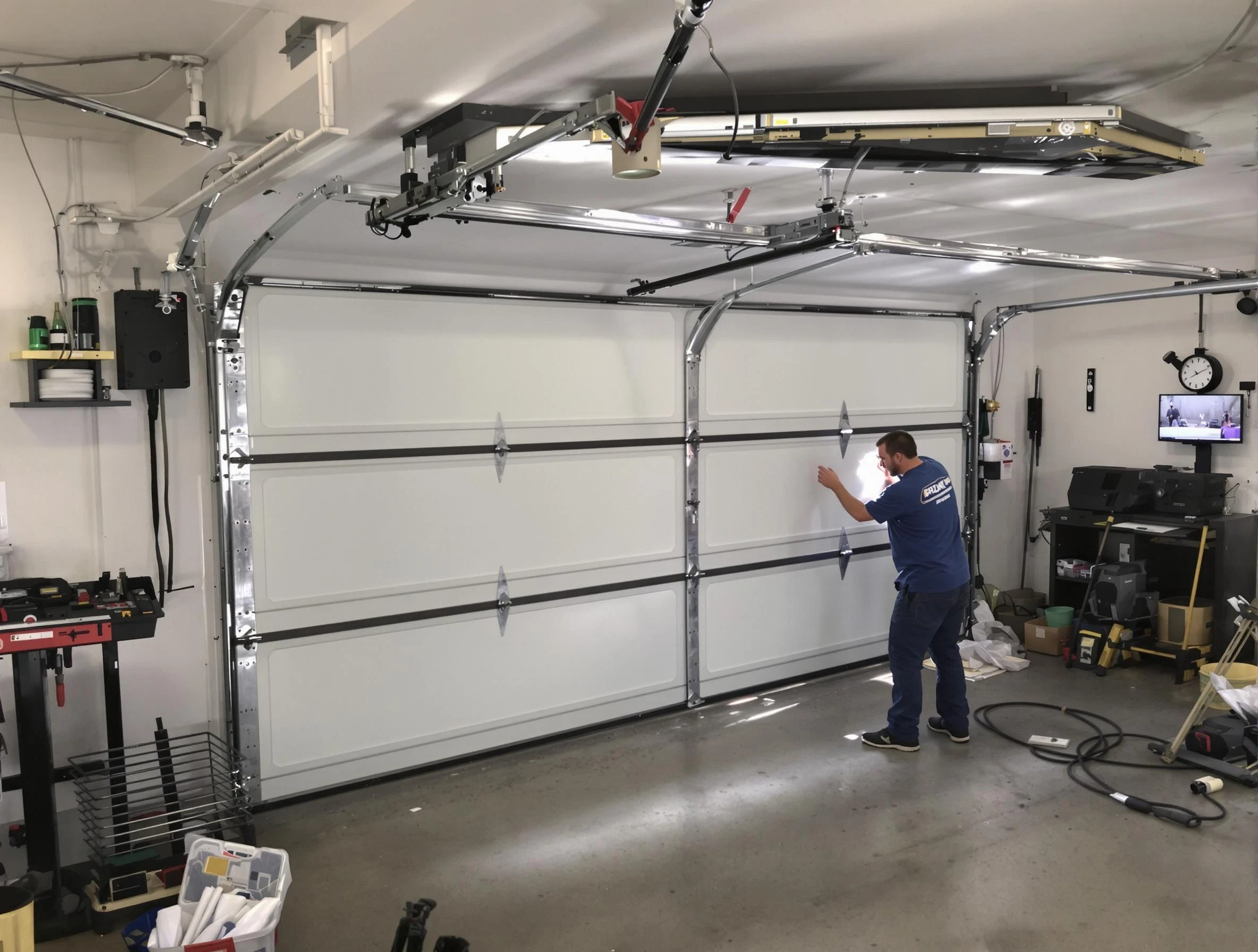 Professional garage door repair service by Woodbridge Garage Door Repair in Woodbridge