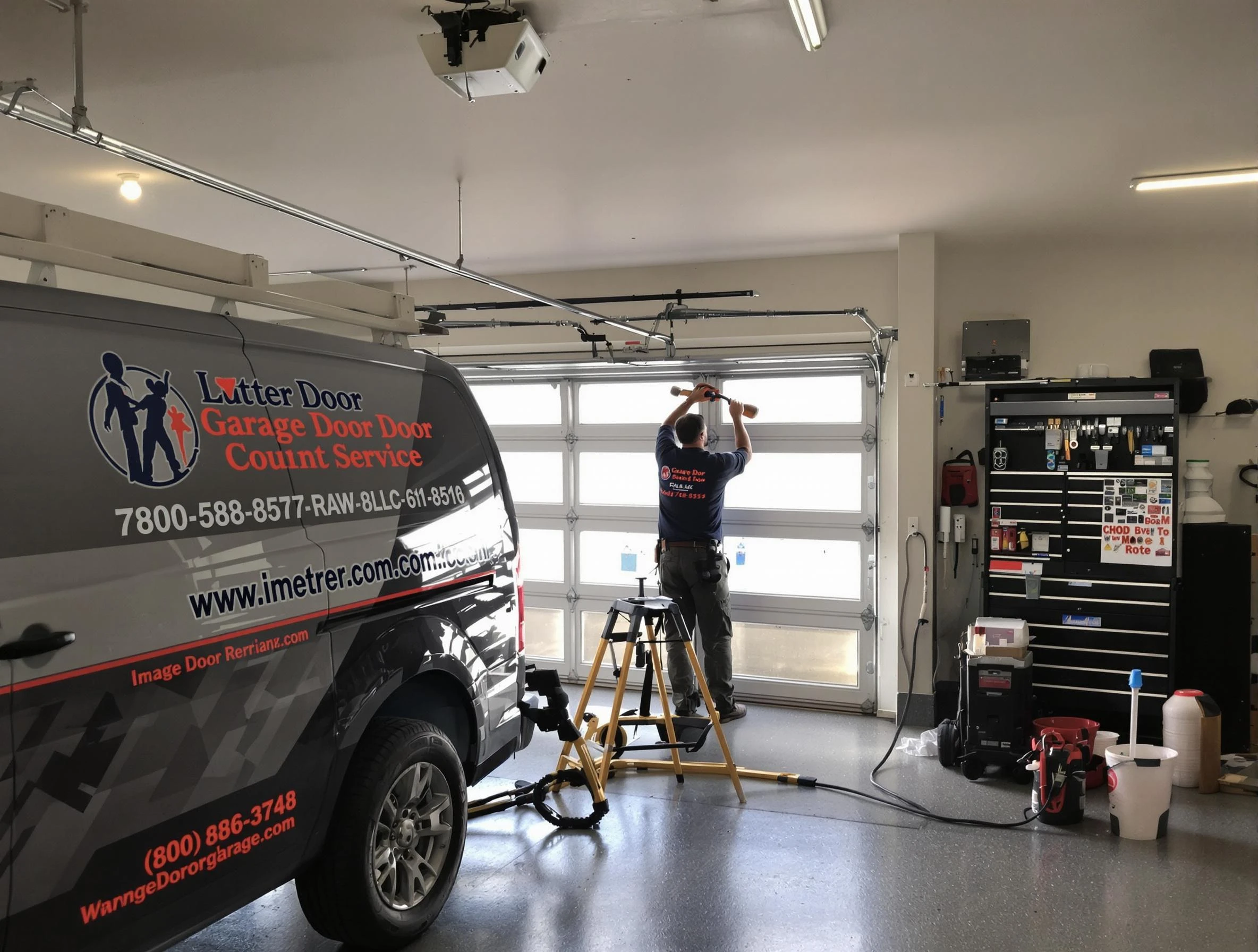 Woodbridge Garage Door Repair rapid response team performing same-day repair in Woodbridge